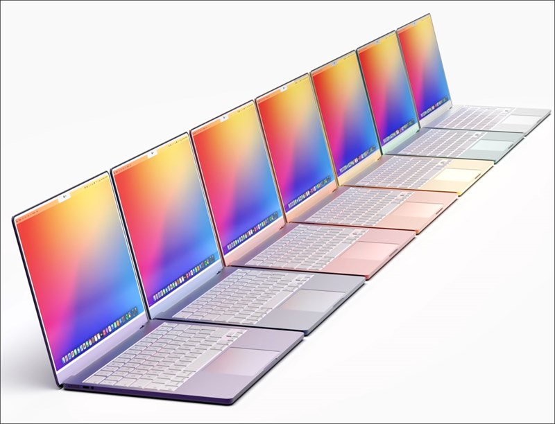 thiết kế MacBook Air 2022